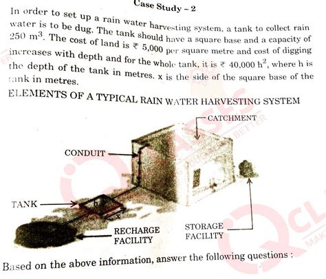 In order to set up a rain water harvesting system a tank to collect ...