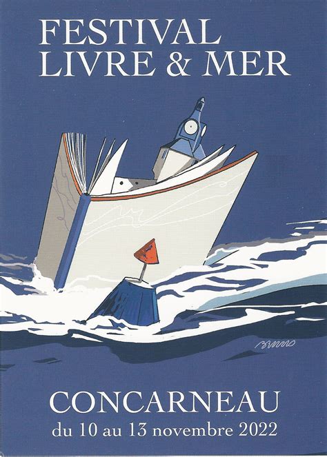 La Marcophilie Navale Envelopmer: Festival Livre & Mer Concarneau 10-13 novembre 2022