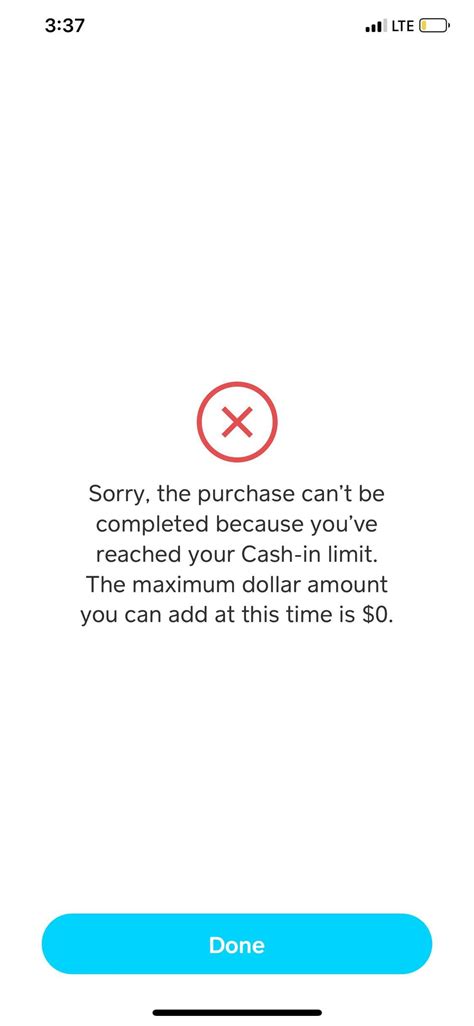 What is a Cash-in limit? How do i reset It? : r/CashApp