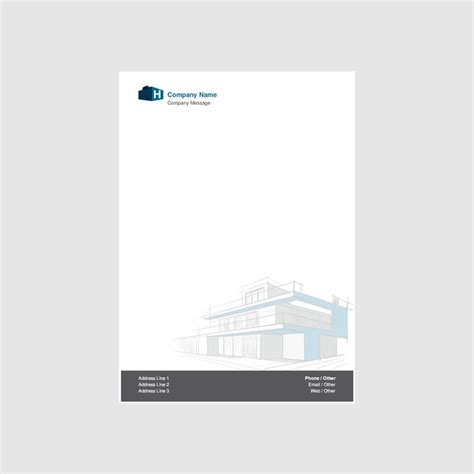 Building Construction Custom Letterheads Templates & Designs | Vistaprint