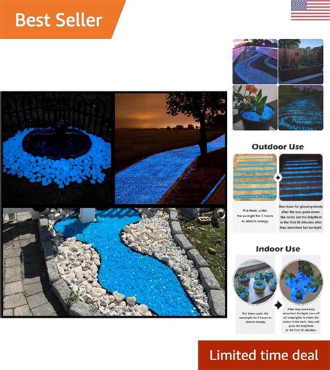 Blue Colored Landscaping Rocks