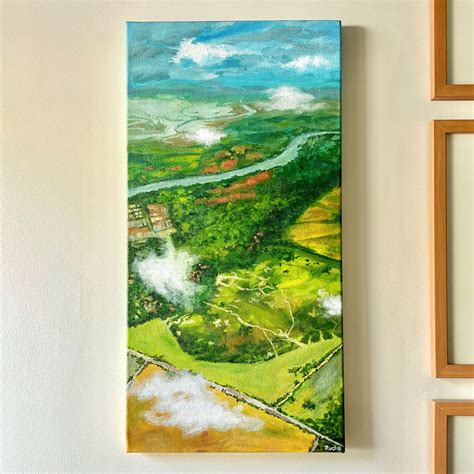 From the Flight Window - Painting – Ru&Chai