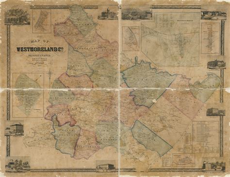 Map of Westmoreland Co., Pennsylvania : from Actual Surveys from 1857 ...