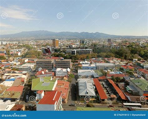 Beautiful Aerial View of the City of San Jose, Costa Rica Stock Photo ...