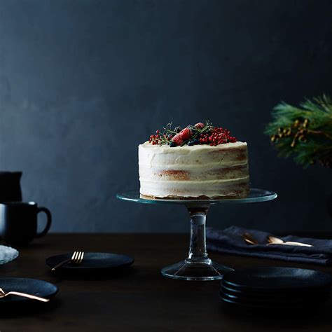 Charlotte Glass Pedestal Cake Stand | Crate and Barrel UAE