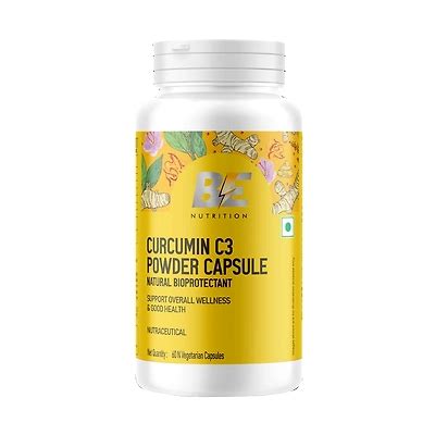 Elevate Wellness with Be Nutrition Curcumin C3 Powder Capsule | Indian ...