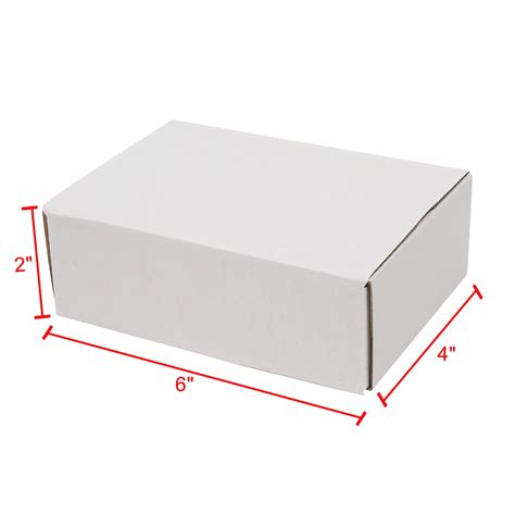 Buy Newtall 50 6x4x2 Corrugated Paper Boxes Tuck Top Box by Paper Mart ...