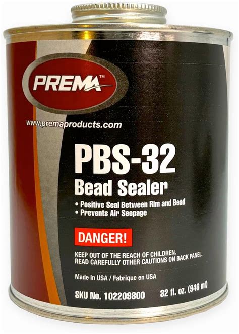 PREMA Tire Bead Sealer 32 oz Can with Brush Top Can for Wheel Rim ...