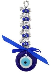 Shaktiyantra Vastu Feng Shui Evil Eye Wall Hanging with Five Horse ...