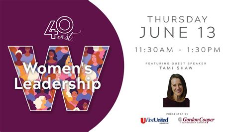 40East Women’s Leadership Luncheon, Gordon Cooper Technology Center ...