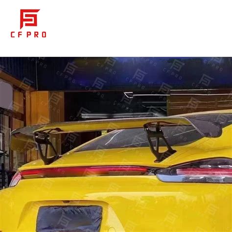 Carbon Fiber Rear Spoiler Tail Wings for Porsche Cayman 718 981 987 GT
