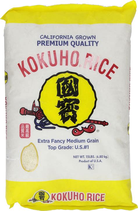 Amazon.com: Kokuho Rose Rice, 15-Pound