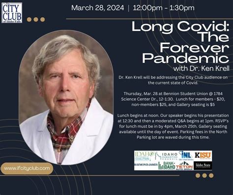 Long Covid: The Forever Pandemic, 1784 Science Center Dr, Idaho Falls ...