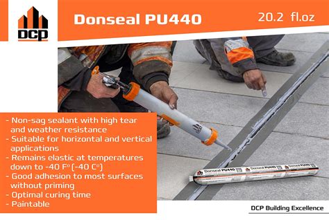 Snapklik.com : Donseal PU440 Concrete Sealant - Paintable Concrete Expansion Joint Filler - Non ...