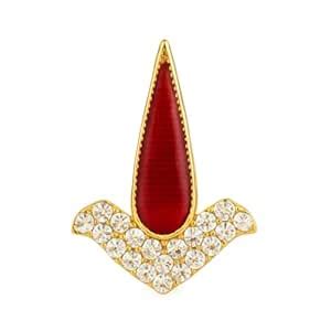 Buy MOONPLUS Gold Plated Lord Maha Vishnu Namalu|Tirupati Narayan ...