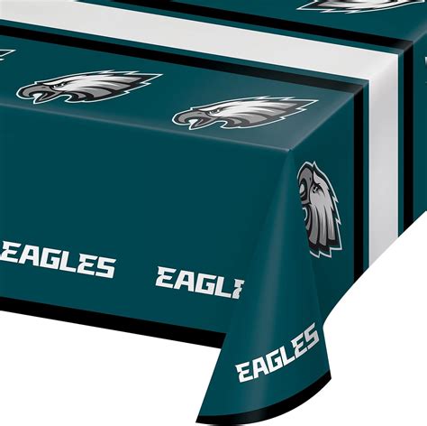 Amazon.com: Trendware Philadelphia Eagles Plastic Tablecloths, 3 ct ...