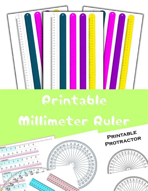 Printable Millimeter Ruler – Math and Measurement Tool by SMATII