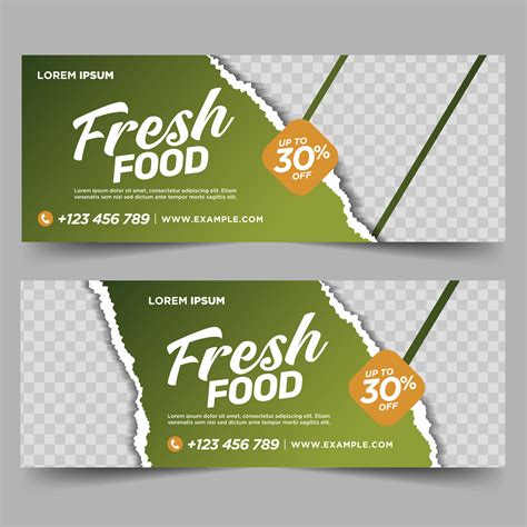 Restaurant Banner Design 的图像结果