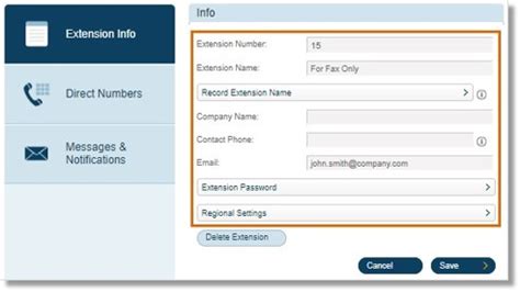 Extensions - Create and Set up Extensions | Admin | AT&T Office@Hand ...
