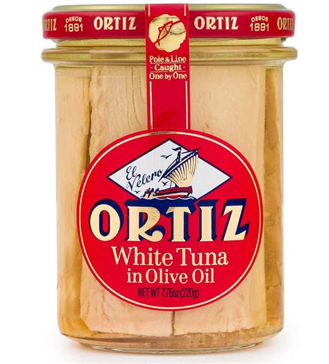 Amazon.com : Ortiz White Tuna in Olive Oil, Fresh and Tender, Spanish ...