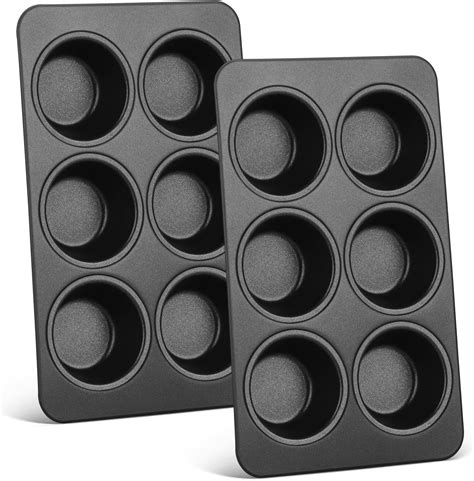 Amazon.com: Cooking Light Mini Muffin Pan Carbon Steel Quick Release ...