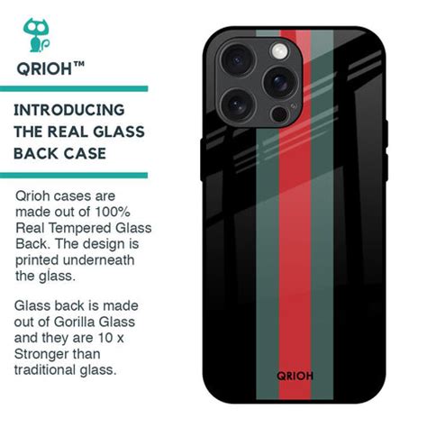 Vertical Stripes iPhone 15 Pro Max Glass Back Cover - Flat 35% Off On ...