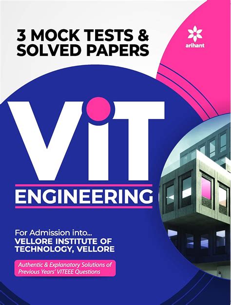 Arihant VIT Engineering Vellore Institute of Technology Previous Years ...