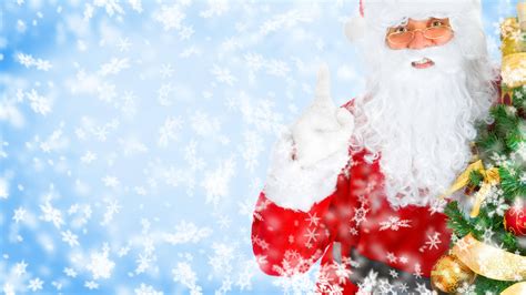 Christmas Background Santa