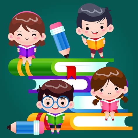 Learning Books Cartoon 的图像结果