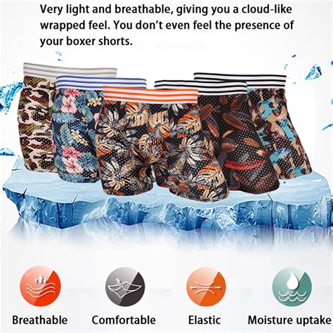 SHIQINUO Men's Colorful Mesh Boxer Briefs - Funny Man India | Ubuy