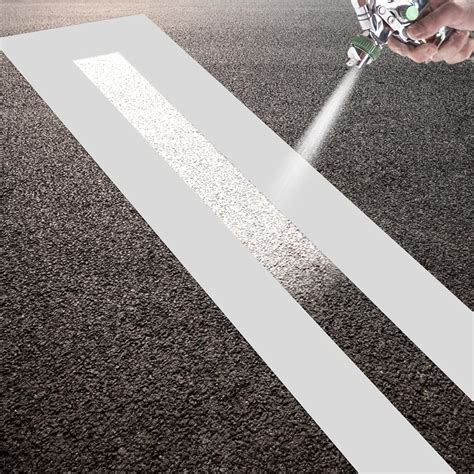 4 x 88 Inch Parking Lot Line Stencil, Silicone Foldable Reusable Line ...