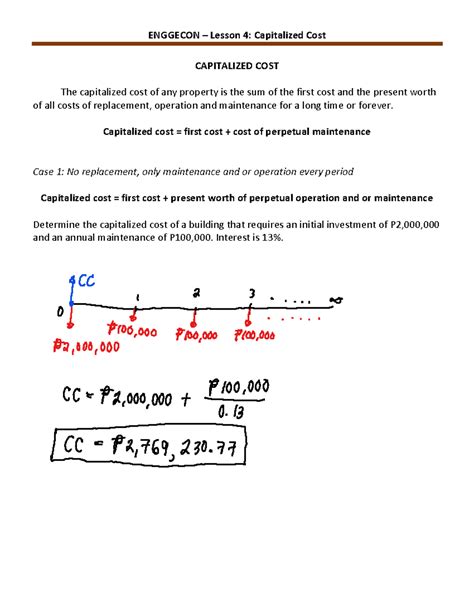Capitalized Cost and Gradient - ENGGECON – Lesson 4 : Capitalized Cost ...