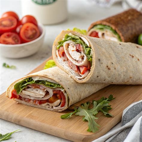 Easy Turkey Club Wrap Recipe for Lunch