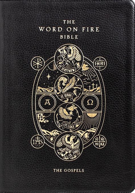 Word on Fire Bible: The Gospels Leather Bound: Barron, Robert, Grunow ...
