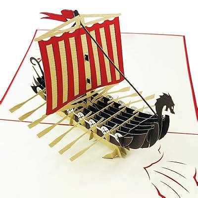 Viking Ship - WOW 3D Pop Up Greeting Card - Suitable India | Ubuy