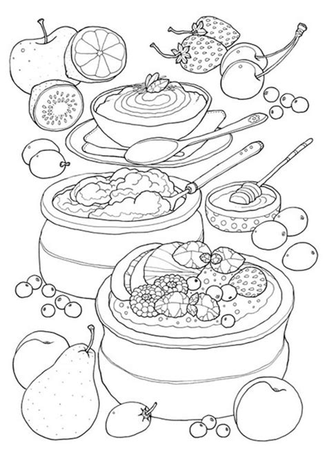 Coloring Pages Printable Food Images Coloring Pages