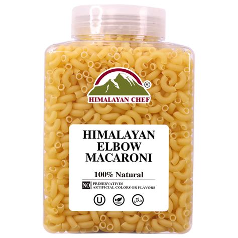 Elbow Macaroni - 1.8 lbs (800g) Large Plastic Jar | Himalayan Chef – HIMALAYAN CHEF PAKISTAN