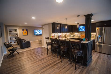 Novi, MI Basement Designed For The Whole Family - Basements Plus