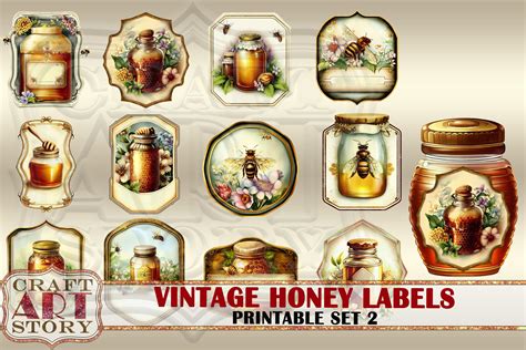 Honey Bee Printable Label