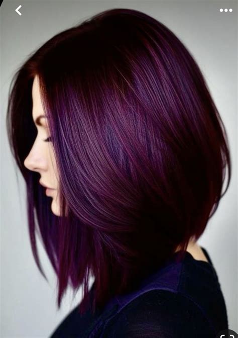 Pin by El Ail on mus in 2024 | Purple hair, Hair styles, Wine hair