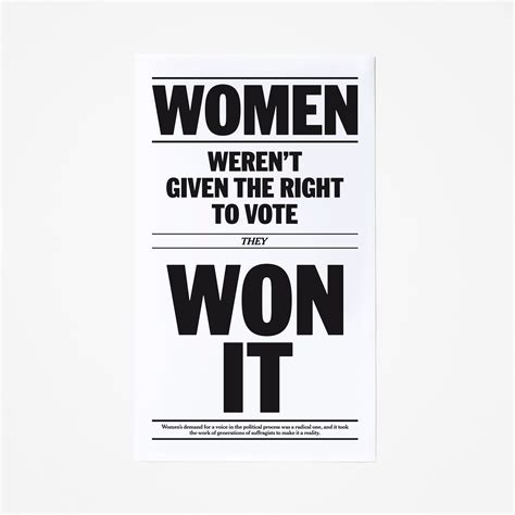 Women’s Right to Vote Poster – The New York Times Store