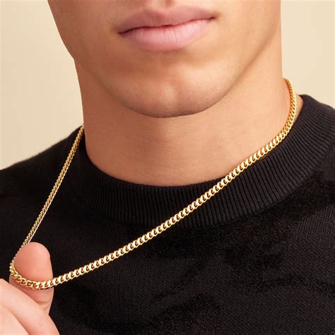 Cuban Link Chain - 5mm - Men's Gold Cuban Chain - JAXXON
