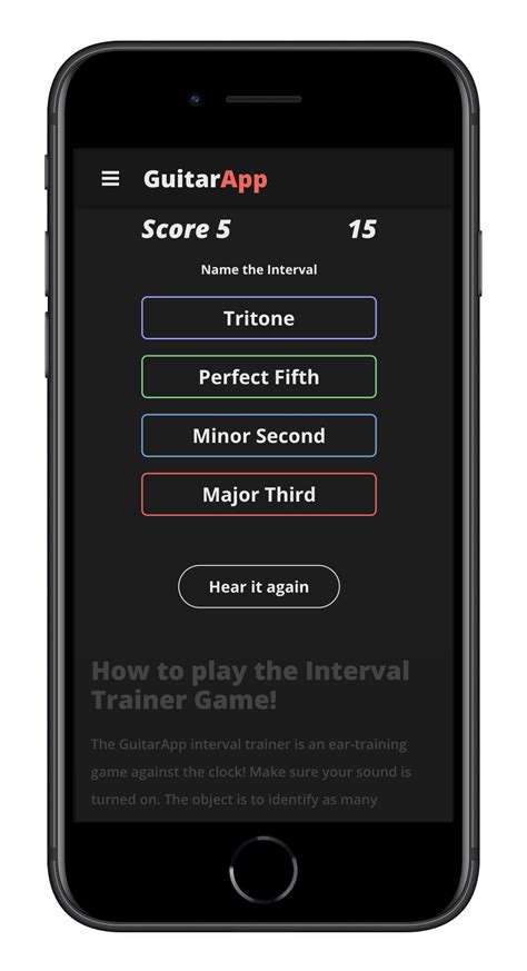 Online Ear Training Games by GuitarApp - Free