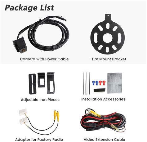EWAY Classic 3.0 Adjustable Spare Tire Backup Camera India | Ubuy