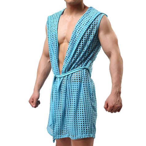 Spa Robe For Men Bath Robes Summer Robes Lightweight Summer Robes Sexy ...