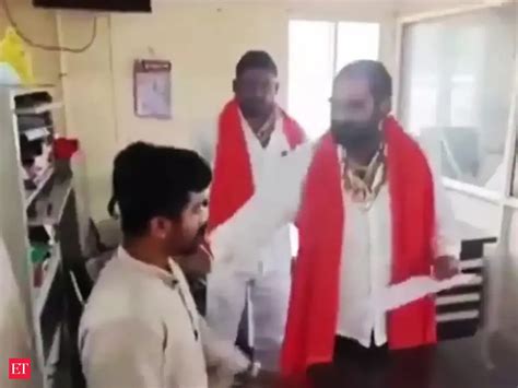 Shinde camp MLA Santosh Bangar slaps catering service manager, claims ...