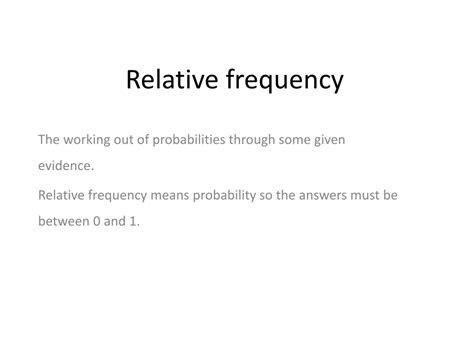 Image result for Relative Frequency Example