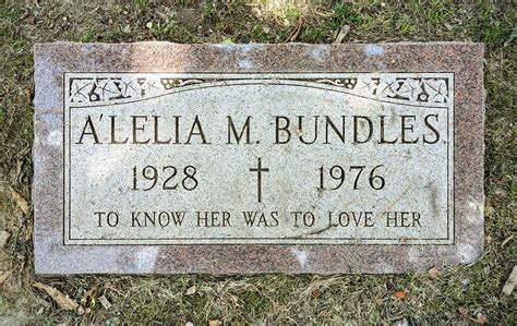 A'Lelia Mae Perry Bundles (1928-1976) - Find a Grave Memorial