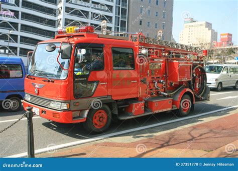 Fire truck editorial image. Image of siren, engine, asia - 37351770