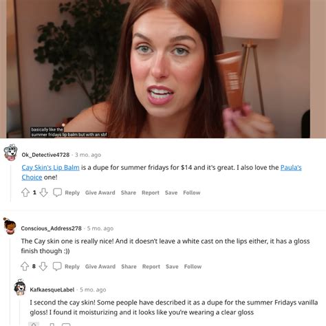 The More Affordable Dupe for the Summer Friday Lip Butter Balm with SPF ...